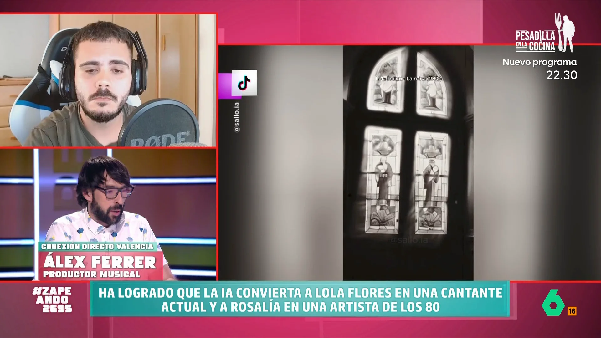 El joven se ha vuelto viral gracias a sus versiones de temas como 'Malamente' o 'El baile del gorila' que ha transformado en canciones de los años 40 o los 80. 