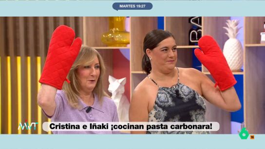 Loreto Ochando y Mayte Alcaraz suspenden a Cristina Pardo e I&ntilde;aki L&oacute;pez en su plato de pasta: "No volvemos a la mesa de debate"