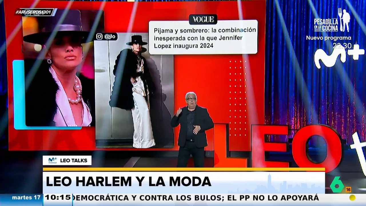 Leo Harlem, sobre imitar a los famosos: "A Jennifer Lopez le queda fetén, yo parezco la botella del Tío Pepe"