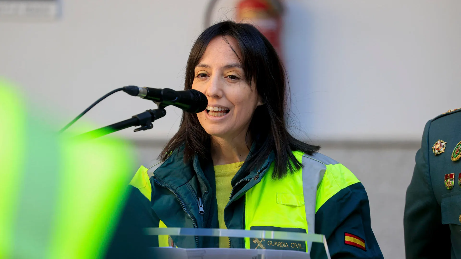 La delegada del Gobierno en la Comunidad de Madrid, Mercedes González, preside el acto de presentación de los nuevos guardias civiles