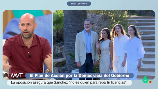 Gonzalo Miró reflexiona sobre los delitos de injurias a la Corona y ofensa a la religión "Suena raro que te puedan condenar por meterte con la Corona", comenta Gonzalo Miró en este vídeo sobre el Plan de Acción Democrática del Gobierno donde, según Sumar, desaparecerá el delito de injurias contra la corona o de ofensa a la religión.