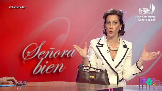 La 'señora bien', indignada con el Plan de Acción por la Democracia: "El perro permite que se digan todo tipo de barbaridades" La ultraconservadora no entiende la iniciativa del Gobierno y se muestra muy enfadada con la reforma de los artículos del Código Penal que afectan a la libertad de expresión cuando se refiere a los delitos contra los sentimientos religiosos.