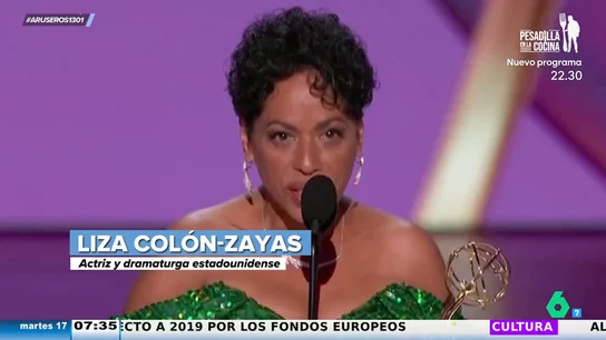 Liza Colón-Zayas anima a las latinas a votar y es ovacionada por Meryl Streep y Sofía Vergara en los Emmy Liza Colón-Zayas anima a las latinas a votar y es ovacionada por Meryl Streep y Sofía Vergara en los Emmy