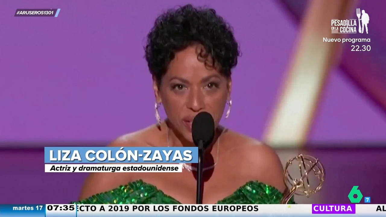 Liza Colón-Zayas anima a las latinas a votar y es ovacionada por Meryl Streep y Sofía Vergara en los Emmy