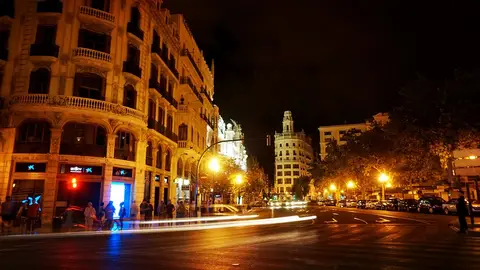Valencia por la noche Valencia por la noche