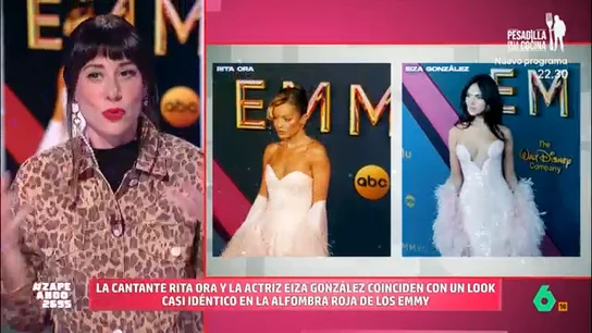 Natalia Ferivú reacciona al ver mismo look en los Emmy: "No entiendo cómo puede ocurrir esto" Natalia Ferivú reacciona al ver mismo look en los Emmy: "No entiendo cómo puede ocurrir esto"