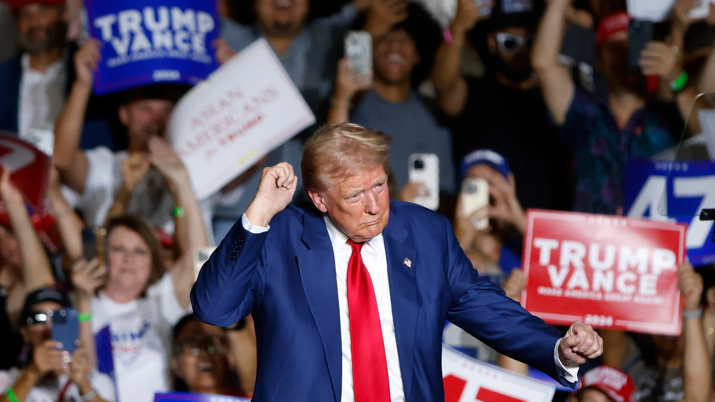 El expresidente de Estados Unidos y candidato republicano, Donald Trump, en una foto de archivo. El expresidente de Estados Unidos y candidato republicano, Donald Trump, en una foto de archivo.