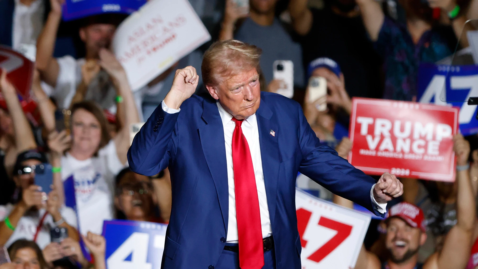 El expresidente de Estados Unidos y candidato republicano, Donald Trump, en una foto de archivo. 