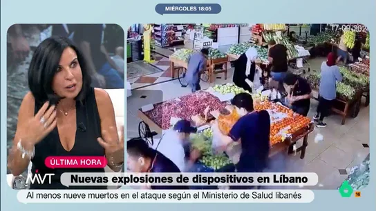 Beatriz de Vicente analiza las explosiones de dispositivos en Líbano "Un solo acto ha generado multitud de víctimas en espacios diversos y eso es un reto para la investigación, la criminología y la prevención", afirma la abogada Beatriz de Vicente tras una nueva oleada de ataques a dispositivos electrónicos en Líbano.
