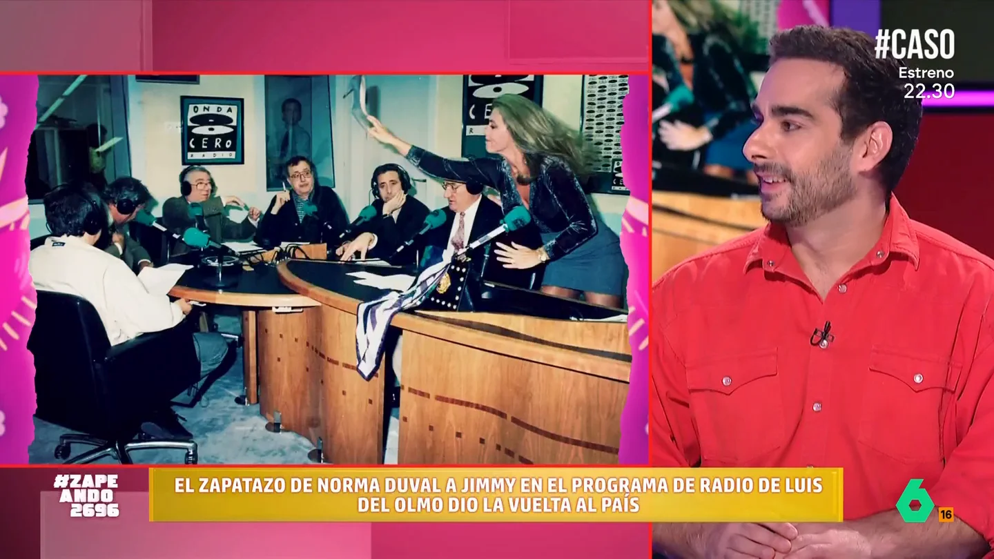 Así terminó la pelea en la radio entre Jimmy Giménez-Arnau y Norma Duval: con un zapato volando Así terminó la pelea en la radio entre Jimmy Giménez-Arnau y Norma Duval: con un zapato volando