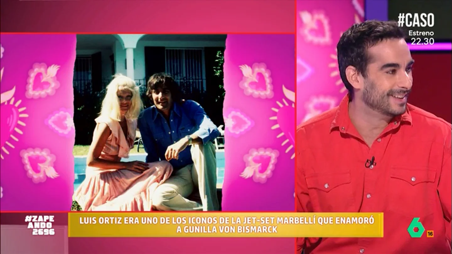 Juan Sanguino cuenta cómo se gestó la relación entre Luis Ortiz y Gunilla Von Bismark: "Tenía ojos de Bambi" Uno de los símbolos de la 'jet set' marbellí ha fallecido tras una larga enfermedad. Ortiz fue conocido, entre otras cosas, gracias a su matrimonio con la aristócrata alemana con la que tenía un hijo.