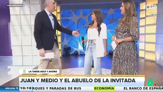 Juan y Medio, sobre el abuelo de una invitada: "Menos mal que no te pareces a él, porque qué feo es" Juan y Medio, sobre el abuelo de una invitada: "Menos mal que no te pareces a él, porque qué feo es"