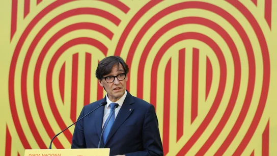 El president de la Generalitat, Salvador Illa, durante el acto institucional con motivo de la Diada Nacional de Cataluña El president de la Generalitat, Salvador Illa, durante el acto institucional con motivo de la Diada Nacional de Cataluña