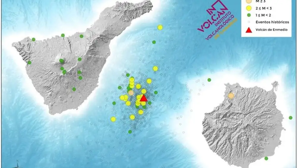 Terremotos entre Tenerife y Gran Canaria Terremotos entre Tenerife y Gran Canaria