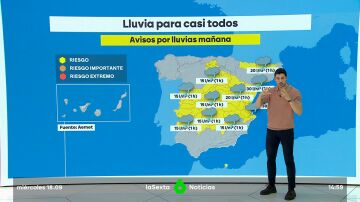 Lluvias a partir del jueves y temperaturas por debajo de los 30º en toda España hasta el domingo 