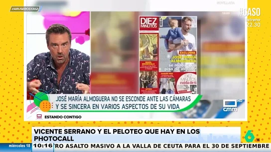 Vicente Serrano, al exceso de "peloteo" que hay en los photocalls: "Sobra, no me interesa" Vicente Serrano, al exceso de "peloteo" que hay en los photocalls: "Sobra, no me interesa"