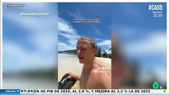 Un tiktoker cuenta la realidad del agua de las playas de Tailandia: " Tiras unos noodles y se hacen" Un tiktoker cuenta la realidad del agua de las playas de Tailandia: " Tiras unos noodles y se hacen"