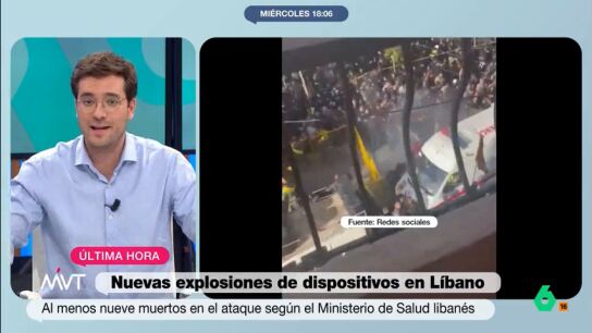 "No solamente est&aacute;s apuntando a una persona a la que potencialmente te vas a tener que enfrentar, sino que alrededor puede haber ni&ntilde;os o familias", comenta el polit&oacute;logo Alan Barroso tras los nuevos ataques a miembros de Hizbul&aacute; en L&iacute;bano.