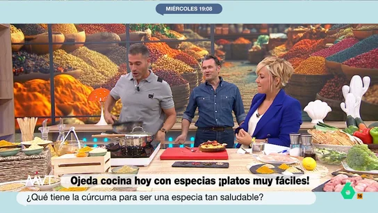 Iñaki López desvela el truco que usaba en sus "años de soltería" con las especias caducadas Pablo Ojeda visita Más Vale Tarde para hablar sobre las especias. El nutricionista comparte varios trucos y consejos sobre las mismas y, además, resuelve las dudas de los presentadores del programa.
