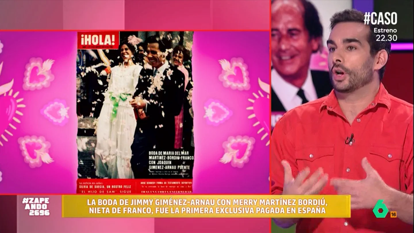 Así fue la boda de Jimmy Giménez-Arnau con la nieta de Franco: Juan Sanguino revela todos los detalles en Zapeando Así fue la boda de Jimmy Giménez-Arnau con la nieta de Franco: Juan Sanguino revela todos los detalles en Zapeando