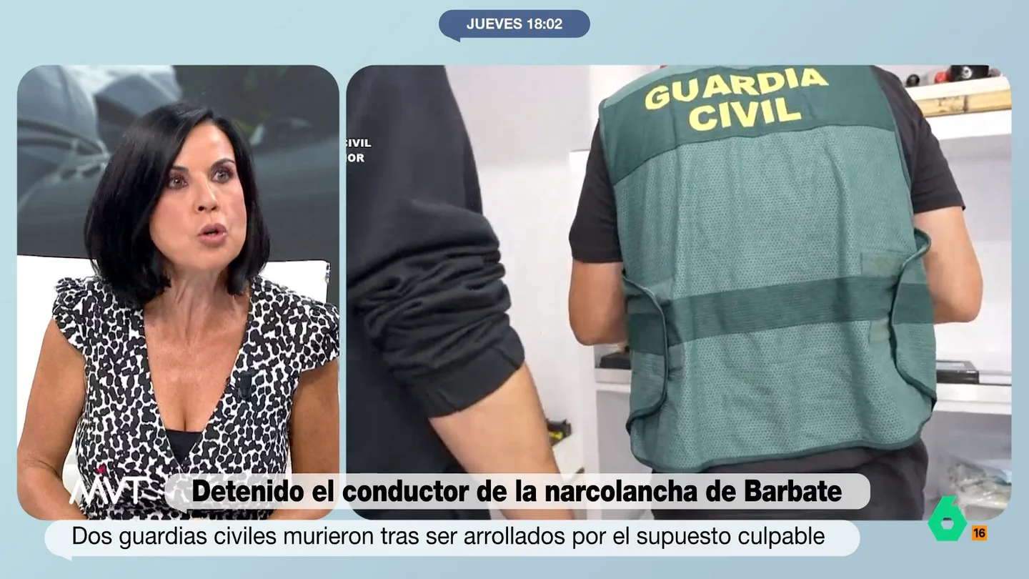 Bea de Vicente, sobre el conductor de la narcolancha que mató a dos guardias civiles Bea de Vicente analiza en este vídeo a qué se enfrenta el presunto autor de la muerte de dos guardias civiles en Barbate y asegura que, aunque colaborar reduciría su condena, "lo normal es que no hable. Pondría precio a su cabeza y la de su familia".