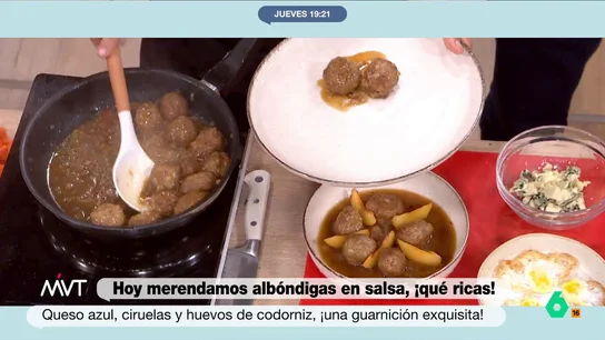 El chef Carlos Maldonado enseña cómo elaborar albóndigas en salsa: la receta, paso a paso El cocinero visita Más Vale Tarde con una propuesta culinaria sencilla pero que será un triunfo asegurado. No te pierdas la receta en el vídeo principal.