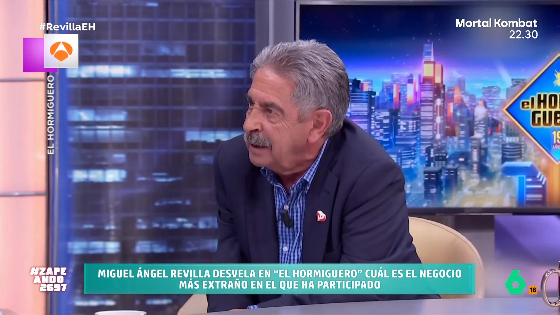 Zapeando recupera en este vídeo el divertido momento de la visita de Miguel Ángel Revilla a 'El Hormiguero' donde habló con Pablo Motoso de un extraño negocio en el que participó, incluso como conductor, para exportar caracoles a Francia.