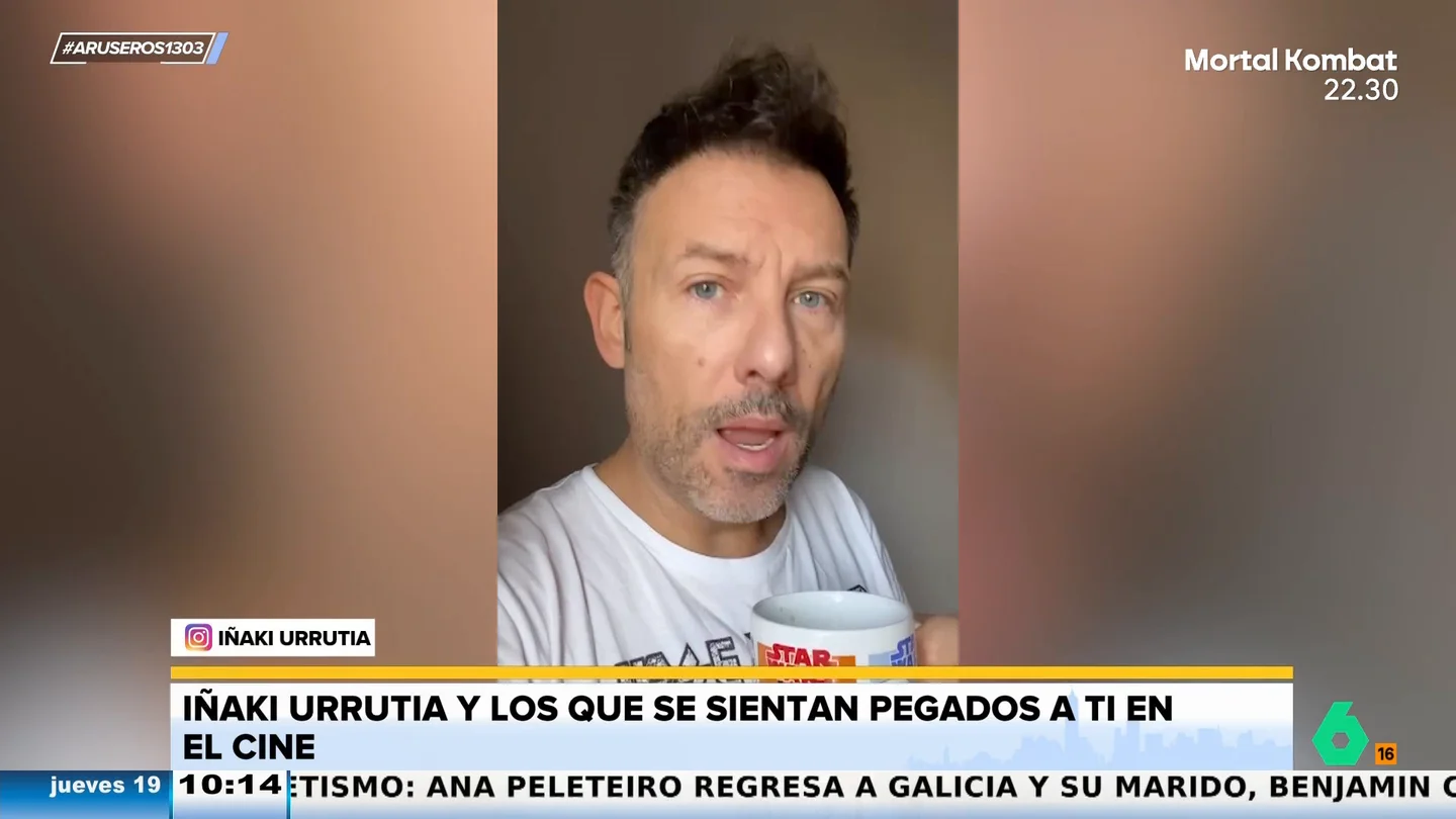 Iñaki Urrutia, a los que se sientan al lado tuyo con el cine vacío: "No hace falta que estéis sentados unos con otros" Iñaki Urrutia, a los que se sientan al lado tuyo con el cine vacío: "No hace falta que estéis sentados unos con otros"