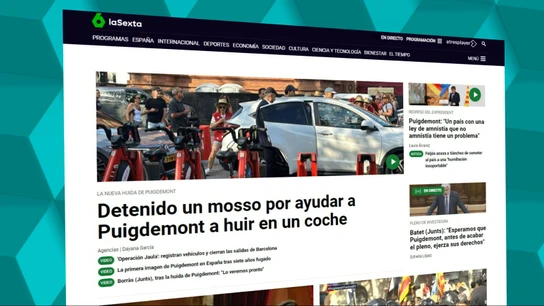 Portada de laSexta.com del 8 de agosto Portada de laSexta.com del 8 de agosto