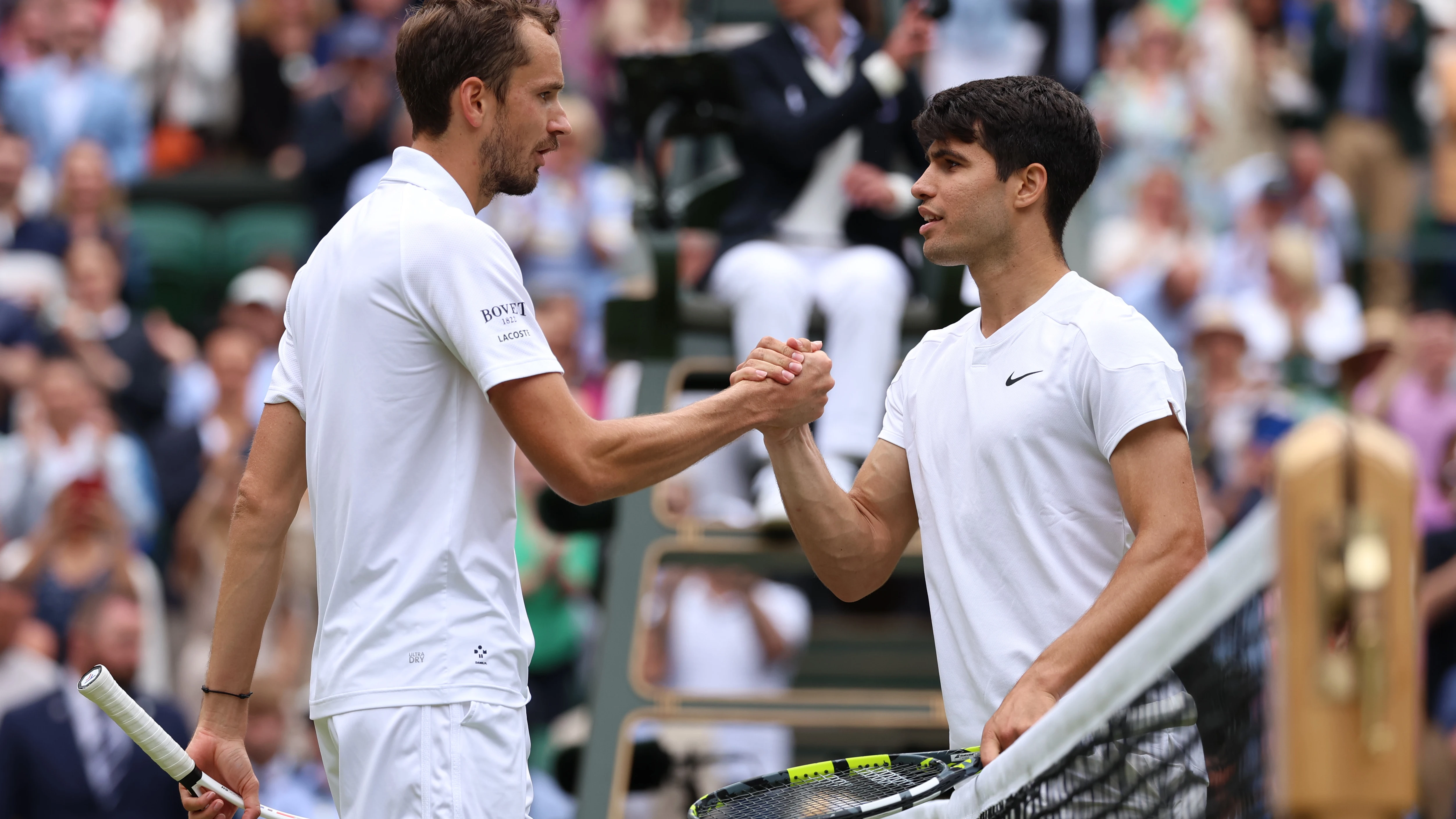 Carlos Alcaraz y Daniil Medvedev