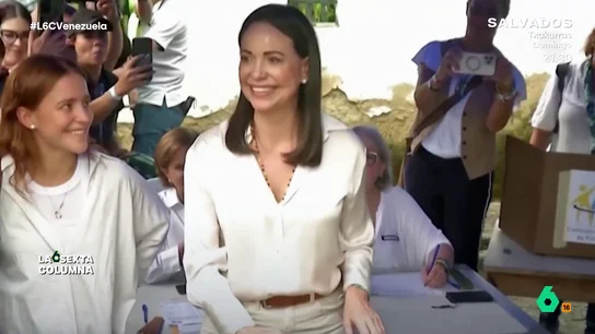 María Corina Machado, la "resistente" opositora a Maduro en Venezuela que 'invitó' al ejército a intervenir tras las elecciones laSexta Columna analiza en este vídeo con expertos en qué situación se encuentra la oposición a Nicolás Maduro en Venezuela, con especial atención a una de sus figuras más visibles, María Corina Machado.