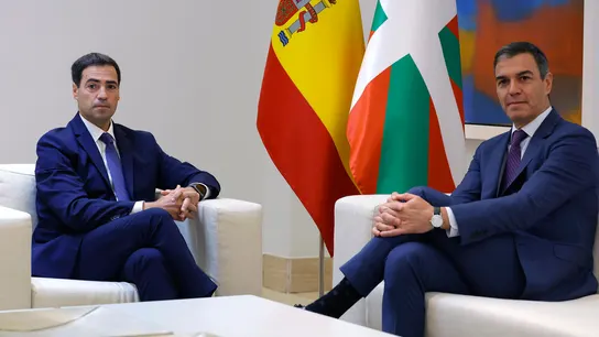 Reunión entre Pedro Sánchez e Imanol Pradales Reunión entre Pedro Sánchez e Imanol Pradales