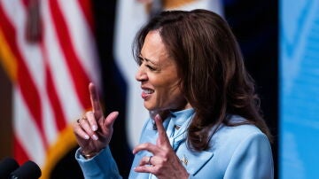 Kamala Harris habla ante el Instituto del Caucus Hispano