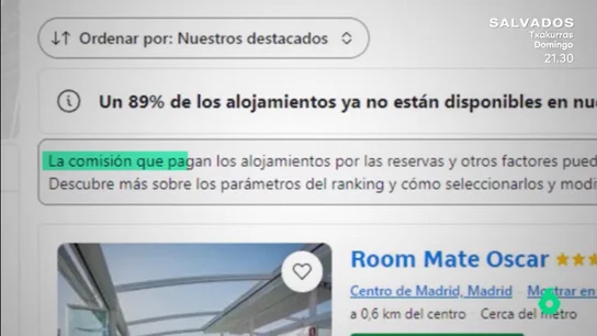 Una experta en Marketing explica que la posición en Booking depende de la comisión que pagan los alojamientos Una experta en Marketing explica que la posición en Booking depende de la comisión que pagan los alojamientos