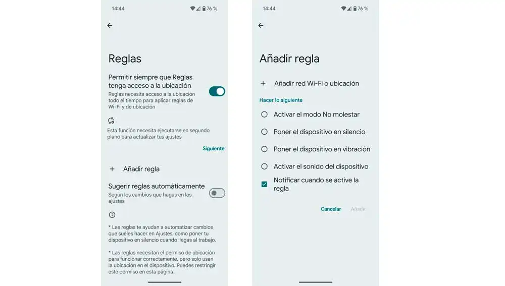 Activando Reglas Activando Reglas