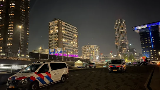 Lugar cercano al ataque de la noche de este jueves en Rotterdam. Lugar cercano al ataque de la noche de este jueves en Rotterdam.
