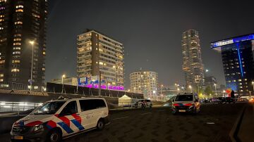 Lugar cercano al ataque de la noche de este jueves en Rotterdam.