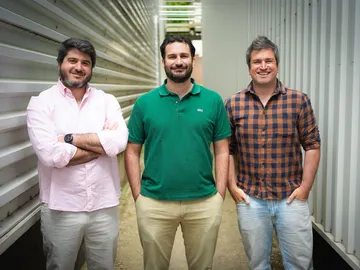 Los fundadores de Tuio, Jose María Lucas, Asís Pardo y Juan García Los fundadores de Tuio, Jose María Lucas, Asís Pardo y Juan García