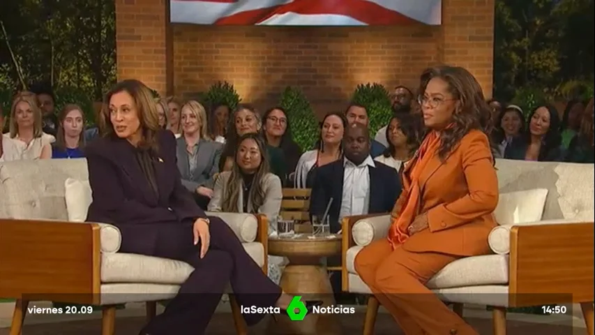 Kamala Harris, con Oprah Winfrey