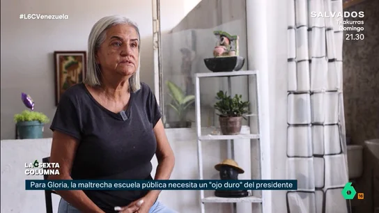 La reacción de una chavista al darse cuenta de que está criticando al Gobierno de Maduro Desde la mayor barriada de Caracas, laSexta Columna conversa con Gloria, una mujer que en las elecciones venezolanas del 28 de julio estuvo del lado de Maduro y que, aunque defiende su gestión, en este vídeo se le escapa alguna crítica.