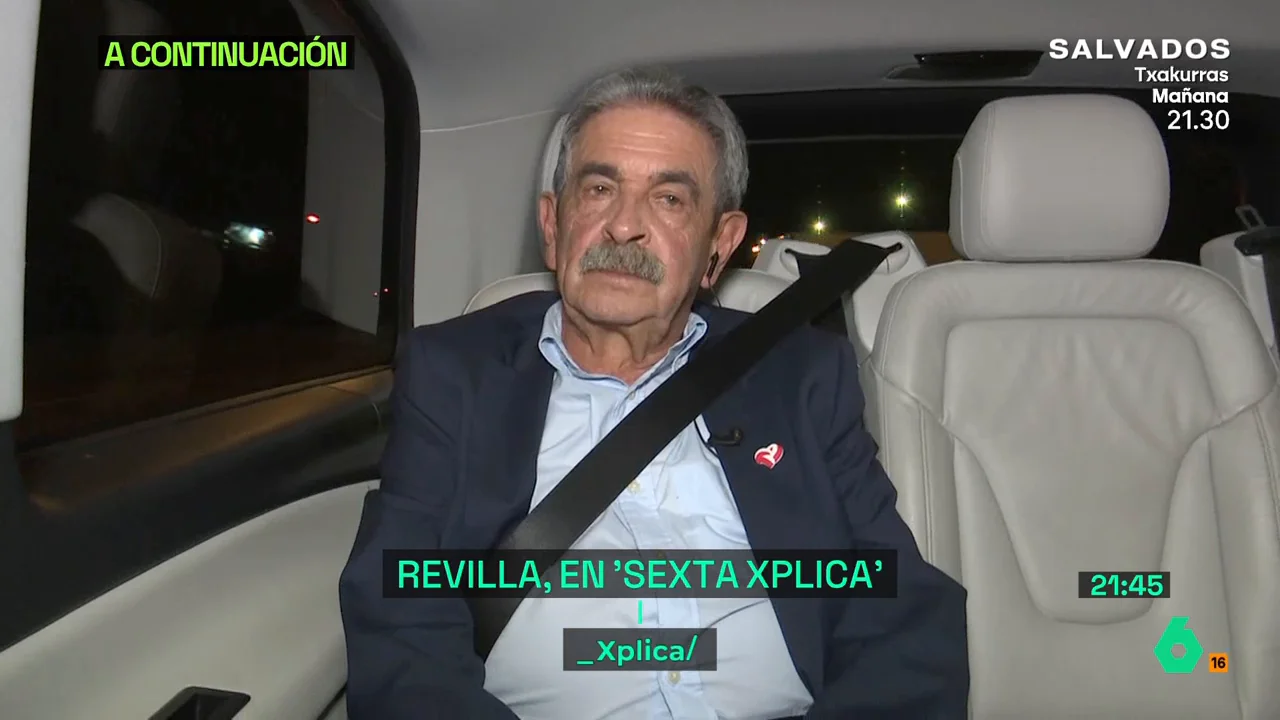 Miguel Ángel Revilla de camino a laSexta Xplica