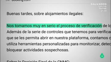 Booking rechaza hablar con Equipo de Investigación sobre los pisos turísticos ilegales de su plataforma