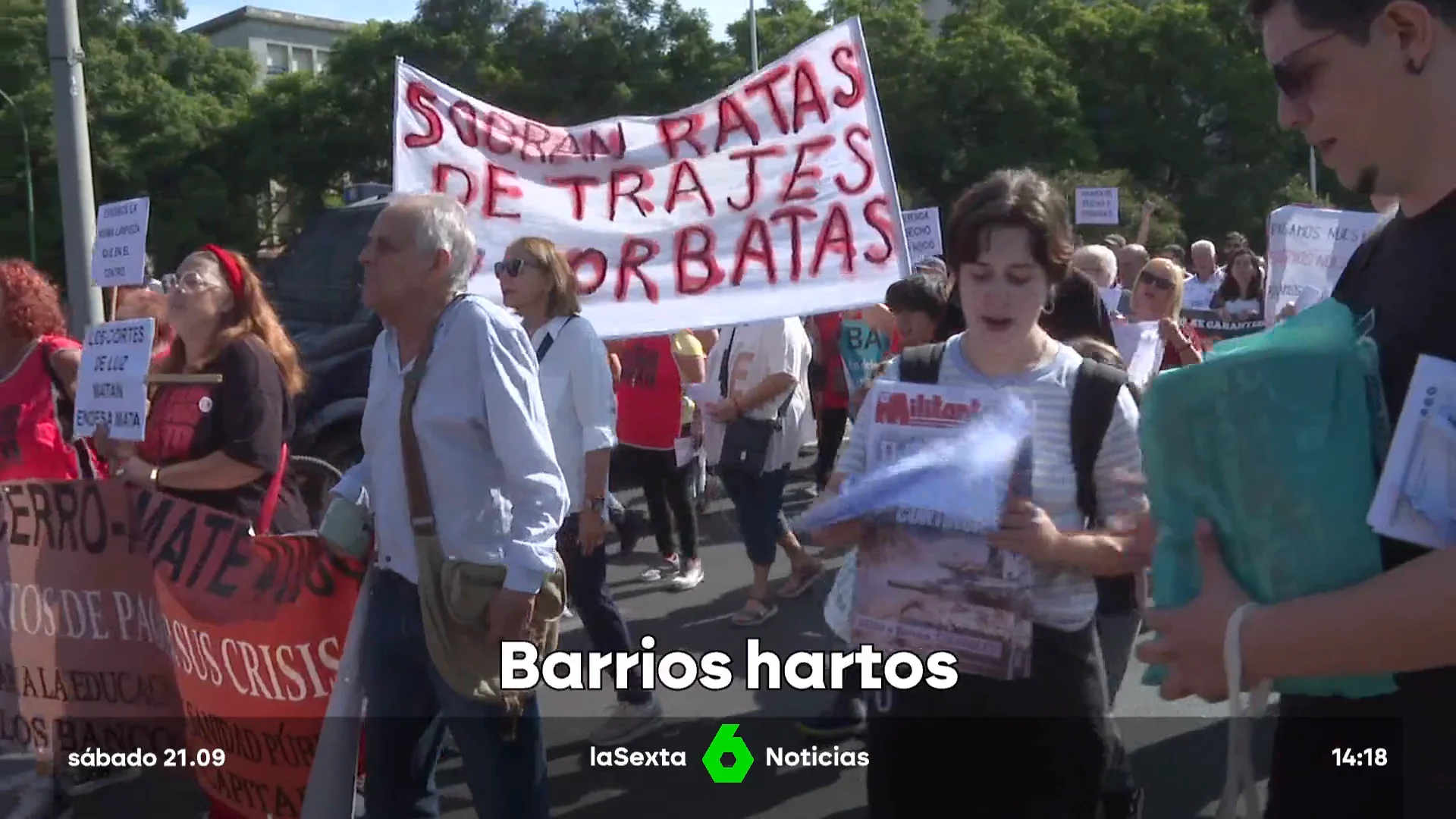 Protesta de los barrios obreros de Sevilla