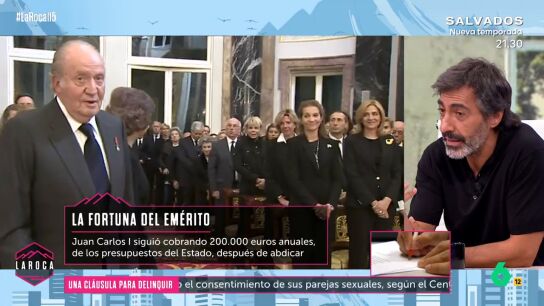LA ROCA Del Val, tajante sobre la fortuna del em&eacute;rito: "&iquest;Cu&aacute;nto tiene? &iquest;De d&oacute;nde sale? Si no podemos contestar, este pa&iacute;s tiene un problema"