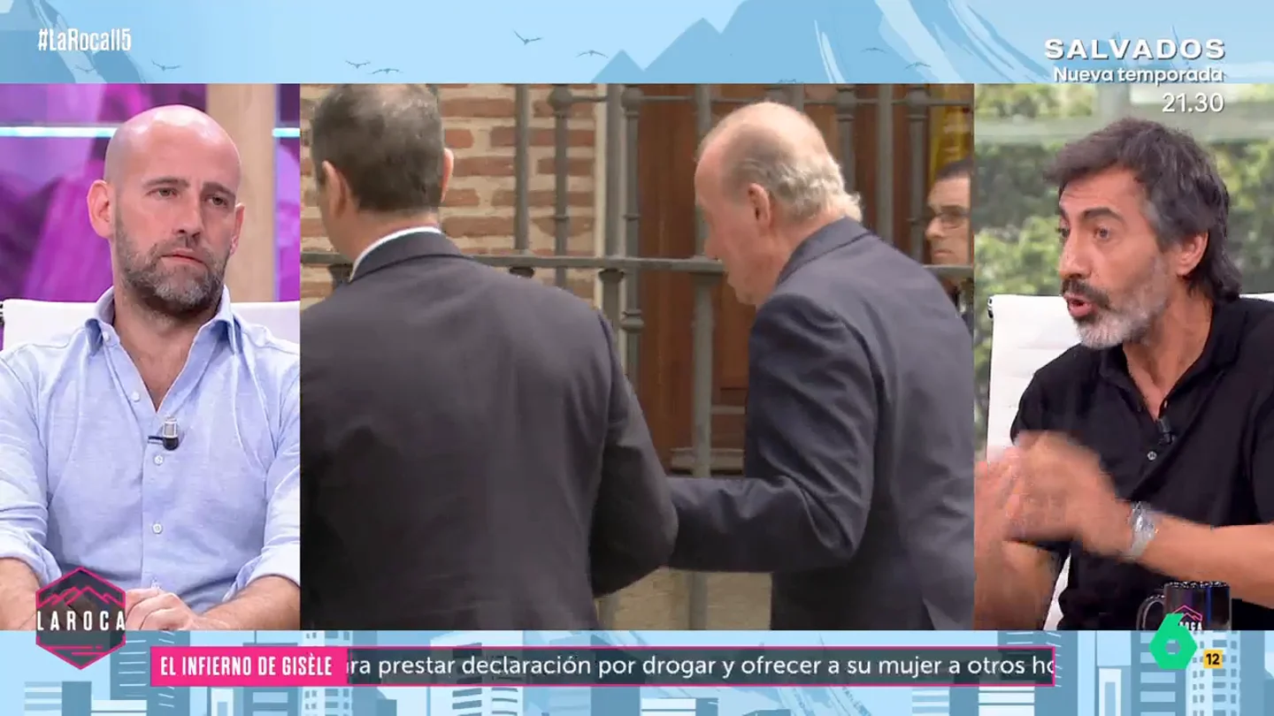 LA ROCA Del Val, tajante sobre la fortuna del emérito: "¿Cuánto tiene? ¿De dónde sale? Si no podemos contestar, este país tiene un problema" LA ROCA Ángel Antonio Herrera: "Antes no se podía hablar del rey como si fuera un futbolista" LA ROCA Ángel Antonio Herrera apunta cómo estarían preparando para heredar LA ROCA Pilar Vidal, sobre Juan Carlos I: "Estamos hablando de un señor que no hace vida con su mujer y regala 65 millones a una amante" LA ROCA La reflexión de Miró sobre el último movimiento del rey emérito: "Estamos en quinto de carrera de golfada" LA ROCA Del Val, tajante sobre la fortuna del emérito: "¿Cuánto tiene? ¿De dónde sale? Si no podemos contestar, este país tiene un problema" LA ROCA Ángel Antonio Herrera: "Antes no se podía hablar del rey como si fuera un futbolista" LA ROCA Ángel Antonio Herrera apunta cómo estarían preparando para heredar LA ROCA Pilar Vidal, sobre Juan Carlos I: "Estamos hablando de un señor que no hace vida con su mujer y regala 65 millones a una amante" LA ROCA La reflexión de Miró sobre el último movimiento del rey emérito: "Estamos en quinto de carrera de golfada"
