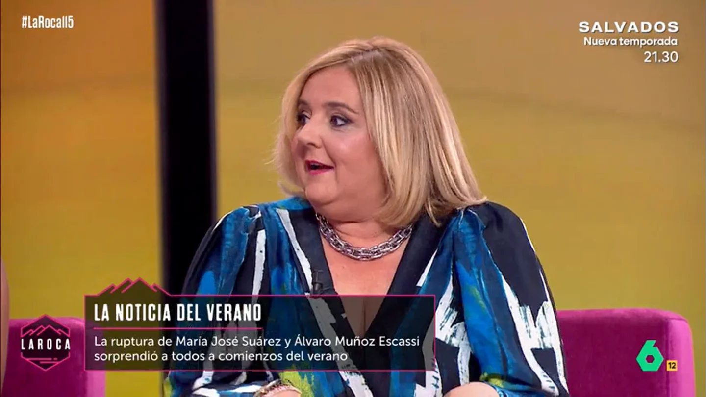 Pilar Vidal y Juan del Val analizan la ruptura de Álvaro Muñoz Escassi y María José Flores: "Era un triángulo amoroso" Pilar Vidal y Juan del Val analizan la ruptura de Álvaro Muñoz Escassi y María José Flores: "Era un triángulo amoroso"