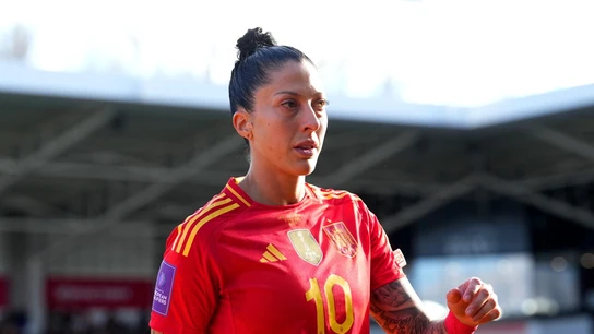 Jenni Hermoso, en un partido con España Jenni Hermoso, en un partido con España