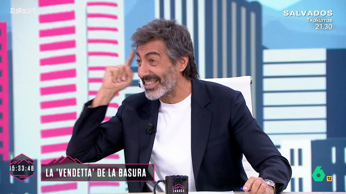LAROCA El zasca de Juan del Val a Nuria Roca: "Nunca has sacado la basura en 26 años que llevamos juntos" LAROCA El zasca de Juan del Val a Nuria Roca: "Nunca has sacado la basura en 26 años que llevamos juntos"