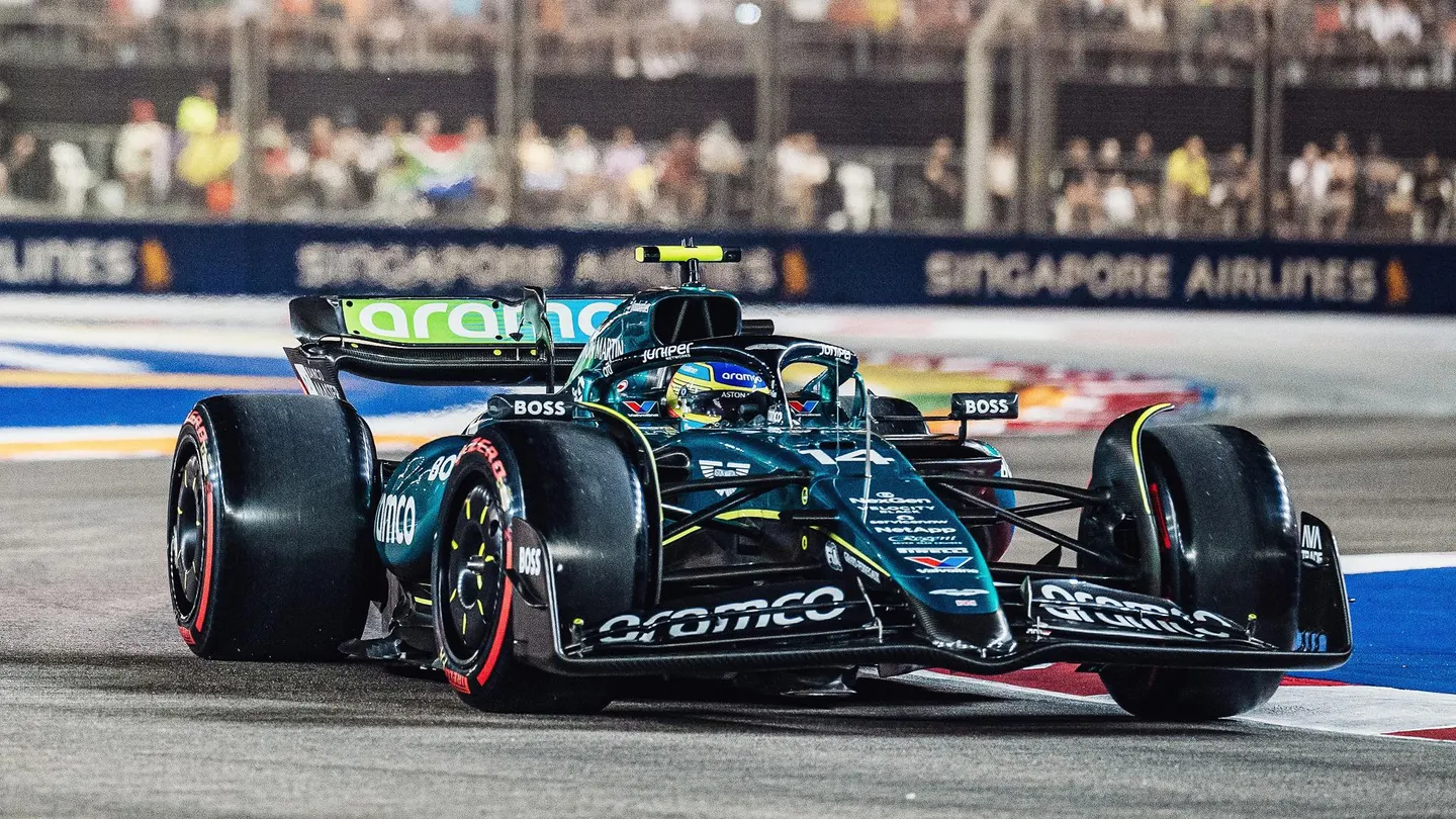 Fernando Alonso, en el AMR24 Fernando Alonso, en el AMR24