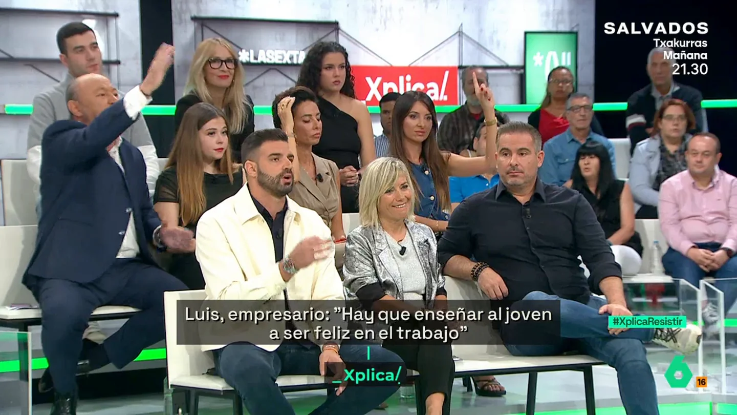 XPLICA Un empresario contradice a otro cuando afirma que los "jóvenes quieren trabajar y formarse": "Lo que no tienen es aguante" XPLICA Un empresario contradice a otro cuando afirma que los "jóvenes quieren trabajar y formarse": "Lo que no tienen es aguante"